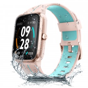 SYNCLIFE Dazzle smartwatch in pink and blue